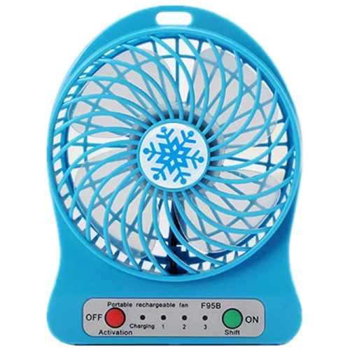 Mini Ventilador Mesa Portátil Recarregável Usb 